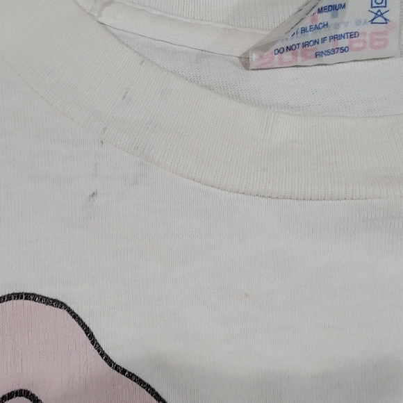 Vintage Sof Tee Large graphic Pig T shirt sz XL 1990 Sock & Roll corp - Picture 6 of 15